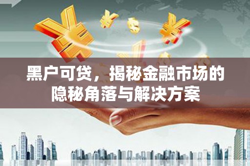 兴宁黑户可贷，揭秘金融市场的隐秘角落与解决方案