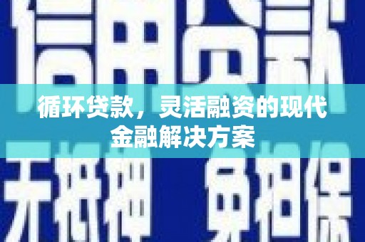 兴宁循环贷款，灵活融资的现代金融解决方案