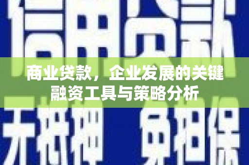 兴宁商业贷款，企业发展的关键融资工具与策略分析