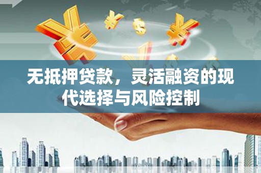 兴宁无抵押贷款，灵活融资的现代选择与风险控制