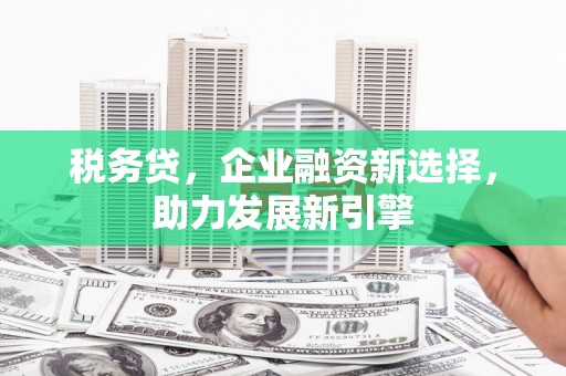 兴宁税务贷，企业融资新选择，助力发展新引擎