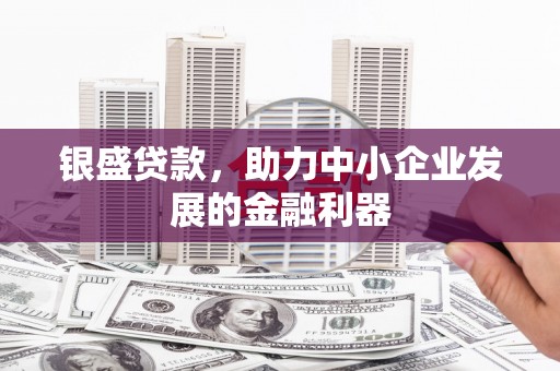 兴宁银盛贷款，助力中小企业发展的金融利器