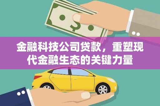 兴宁金融科技公司贷款，重塑现代金融生态的关键力量